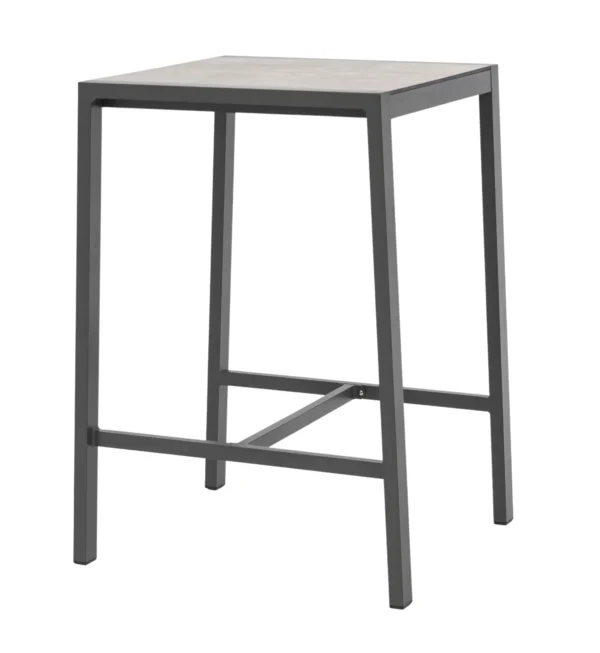 Barista Bartisch 70 x 70 x H108 cm anthrazit / HPL City-Q – Bild 3