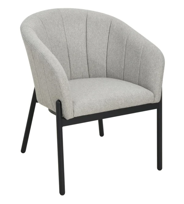 Biscayne Armstuhl anthrazit / creme – Bild 2