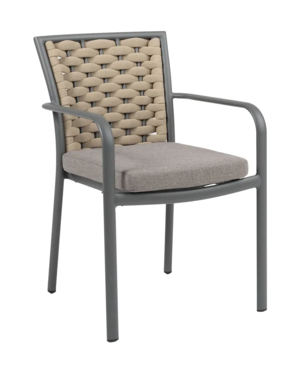 Castillon Stuhl anthrazit / taupe – Bild 3