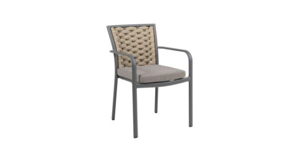 Castillon Stuhl anthrazit / taupe