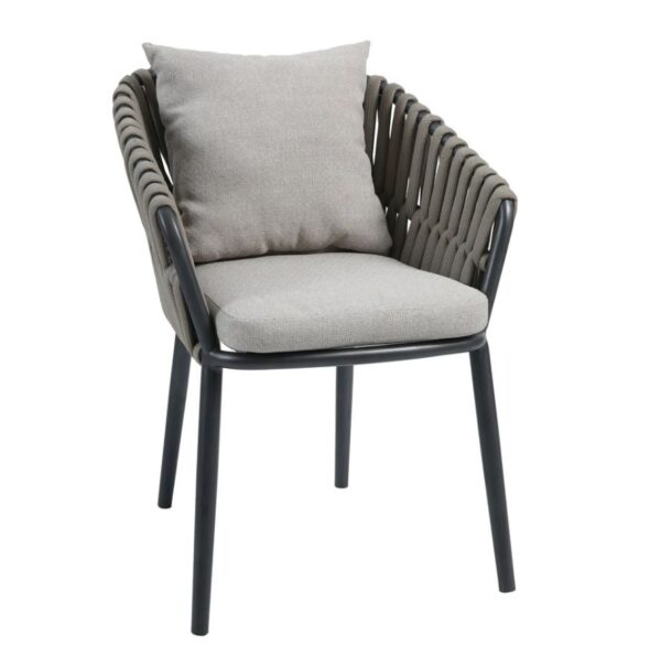 Nizza Stuhl anthrazit / taupe – Bild 2