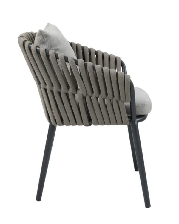 Nizza Stuhl anthrazit / taupe – Bild 4