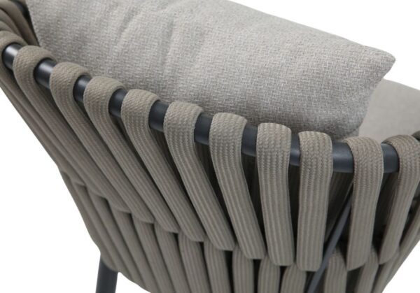 Nizza Stuhl anthrazit / taupe – Bild 6