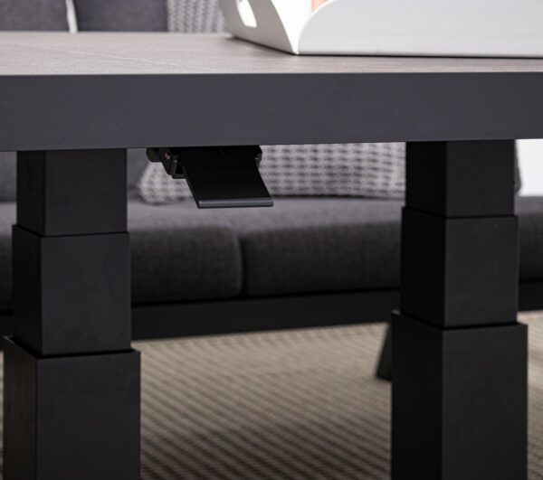 Truman Tisch 140 x 85 x 49/72 cm anthrazit – Bild 15