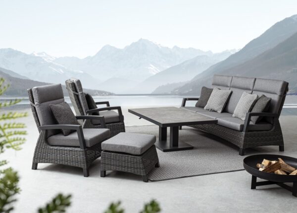 Truman Tisch 140 x 85 x 49/72 cm anthrazit – Bild 9