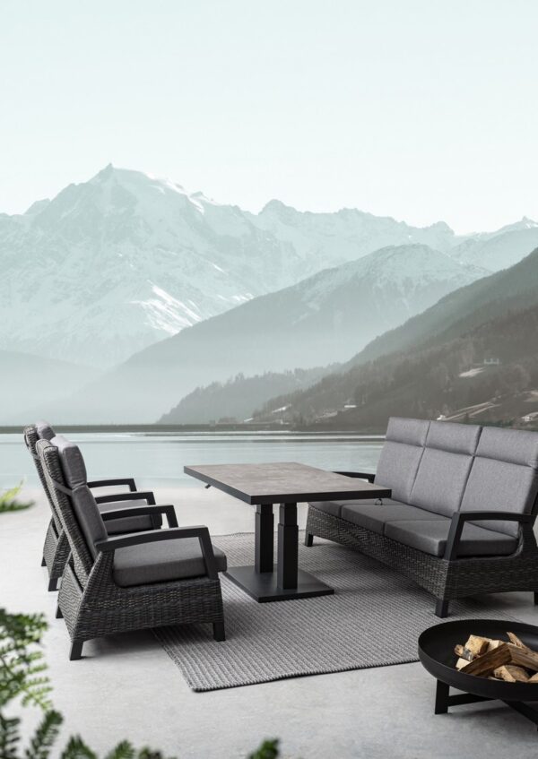 Truman Tisch 140 x 85 x 49/72 cm anthrazit – Bild 11