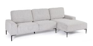 WASHINGTON 3-Sitzer Sofa hellgrau