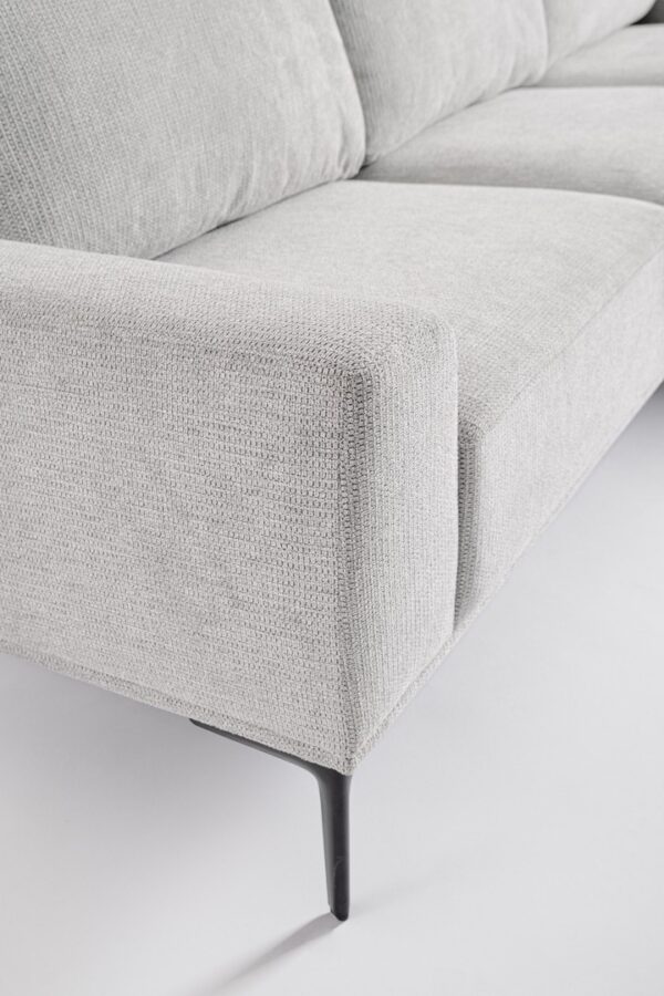 WASHINGTON 3-Sitzer Sofa hellgrau – Bild 8