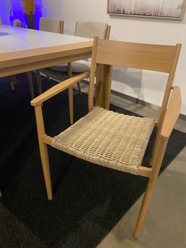 Austin Richmond Tischgruppe light teak look / sand – Bild 10