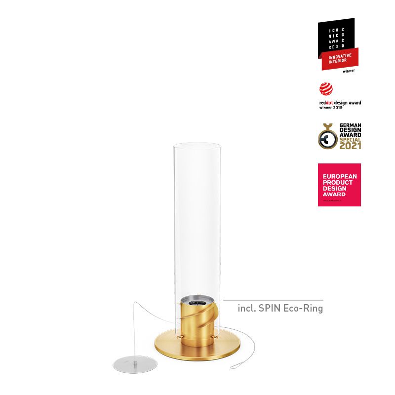 SPIN 900 Tischfeuer gold – Bild 3