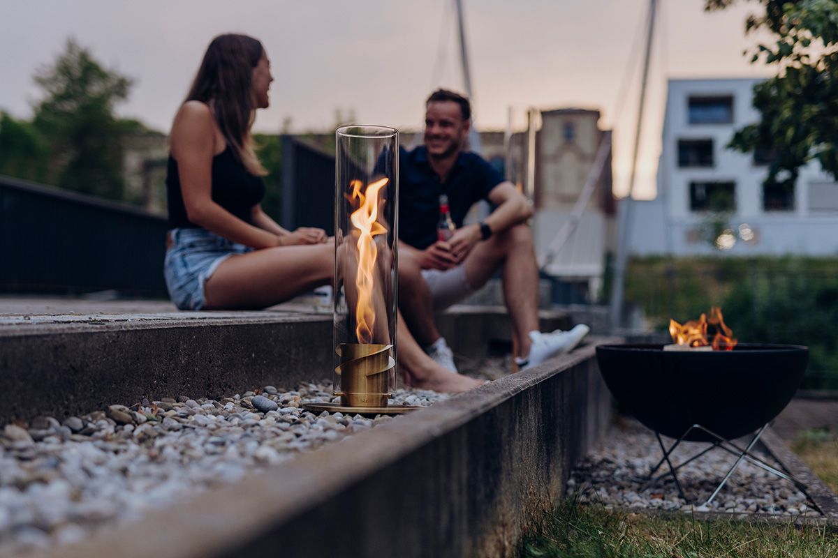 SPIN 900 Tischfeuer gold – Bild 5