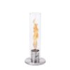 SPIN 120 Tischfeuer silber