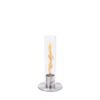 SPIN 90 Tischfeuer silber