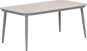 Margriet Tisch 160 x 90 x H69 cm taupe / light teak Vironwood