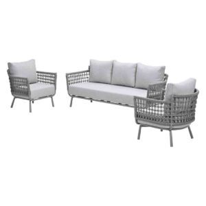 Aversa Lounge taupe / rope grey sand / valley sand