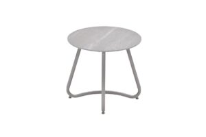 Vento Tisch Ø 45 x H41 cm taupe / Centostone Napoli sand