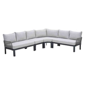 Corsano Lounge carbon black / taupe / valley sand