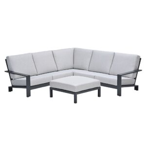 Lincoln Lounge carbon black / valley sand