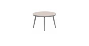 Margriet Tisch Ø 70 × H45 cm taupe / light teak Vironwood