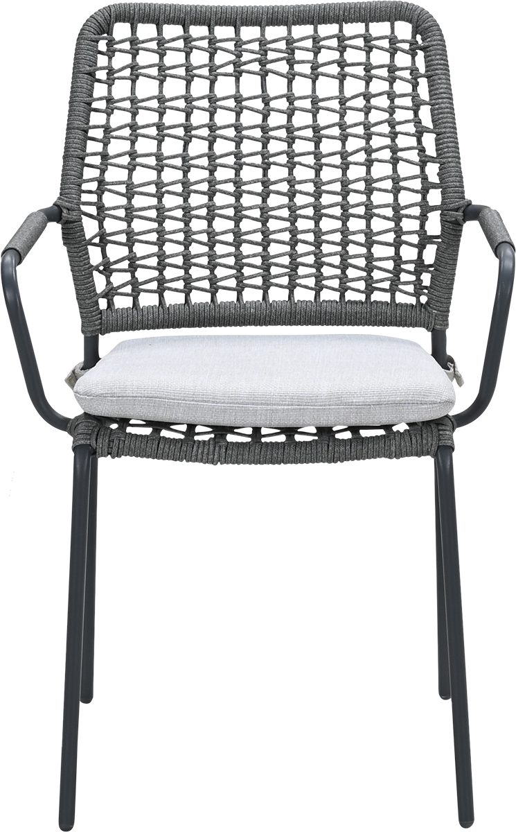 Swifty Dining Stuhl carbon black / rope grey / valley sand – Bild 3
