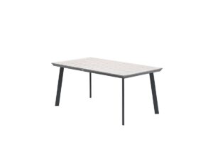 Vigo Tisch 160 x 90 x H73 cm carbon black / light teak Vironwood
