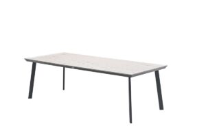 Vigo Tisch 230 x 100 x H73 cm carbon black / light teak Vironwood