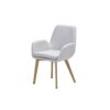 Acate Dining Stuhl light teak look / valley sand