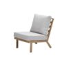 Chicago Mittelelement natural teak look / desert sand