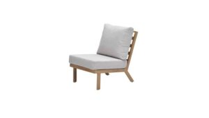 Chicago Mittelelement natural teak look / desert sand