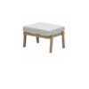 Chicago Fußbank natural teak look / desert sand