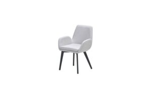 Acate Dining Stuhl carbon black / valley sand