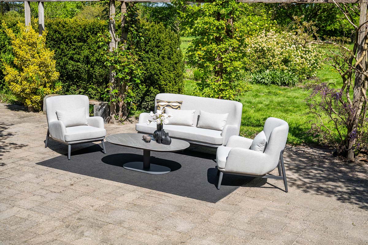 Verona Lounge Set carbon black / valley sand – Bild 30