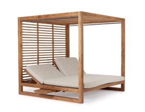 HONOLULU Daybed teak / beige