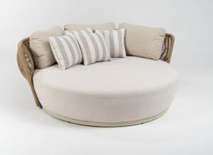 Isola Daybed creme / hellgrau