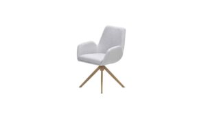 Acate drehbarer Stuhl light teak look / valley sand