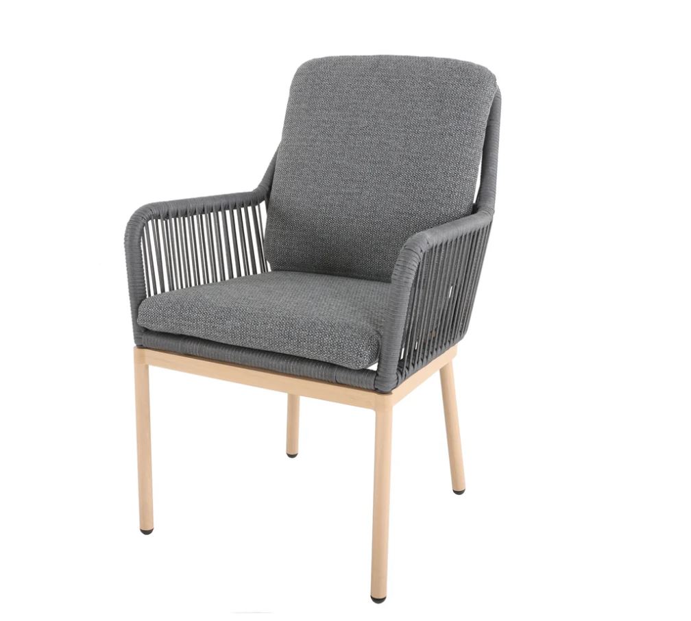 Peru Eckbankgruppe teak look / anthrazit – Bild 11