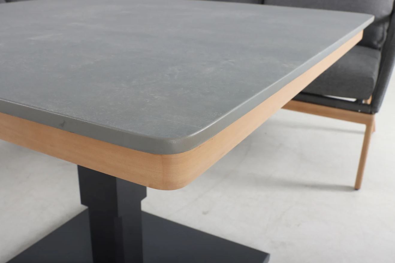 Peru Eckbankgruppe teak look / anthrazit – Bild 9