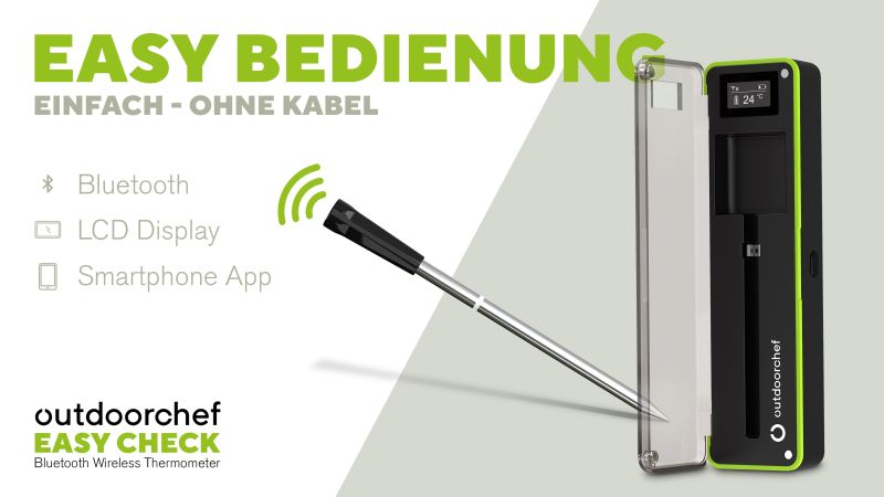 Easy Check Wireless Grillthermometer Single – Bild 4