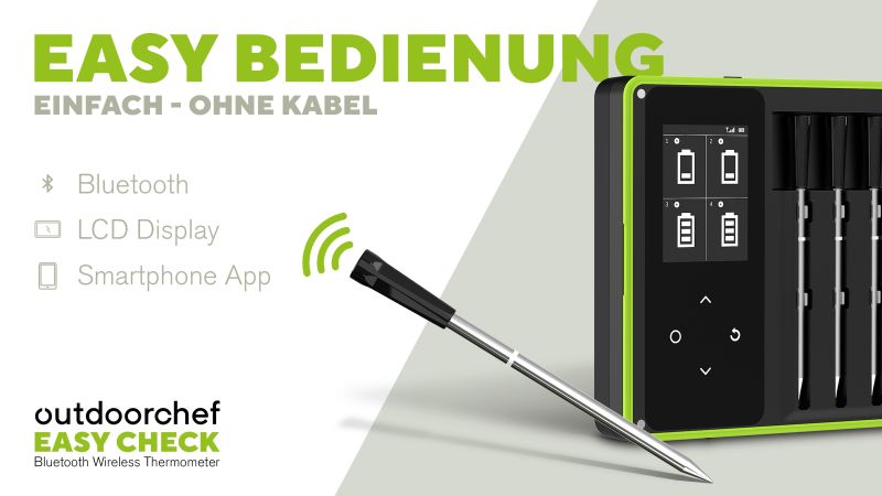 Easy Check Wireless Grillthermometer Quadro – Bild 8