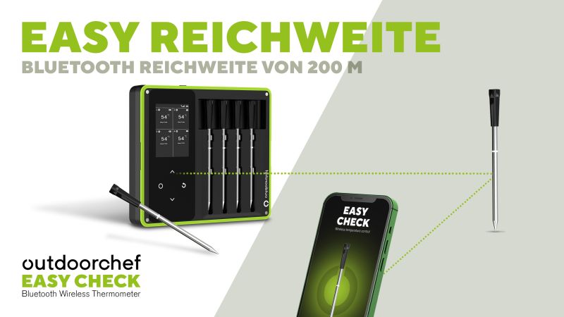 Easy Check Wireless Grillthermometer Quadro – Bild 6
