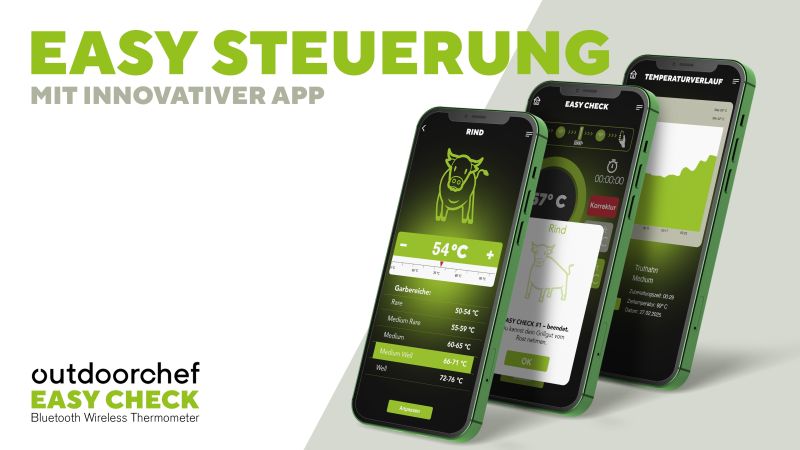 Easy Check Wireless Grillthermometer Quadro – Bild 5