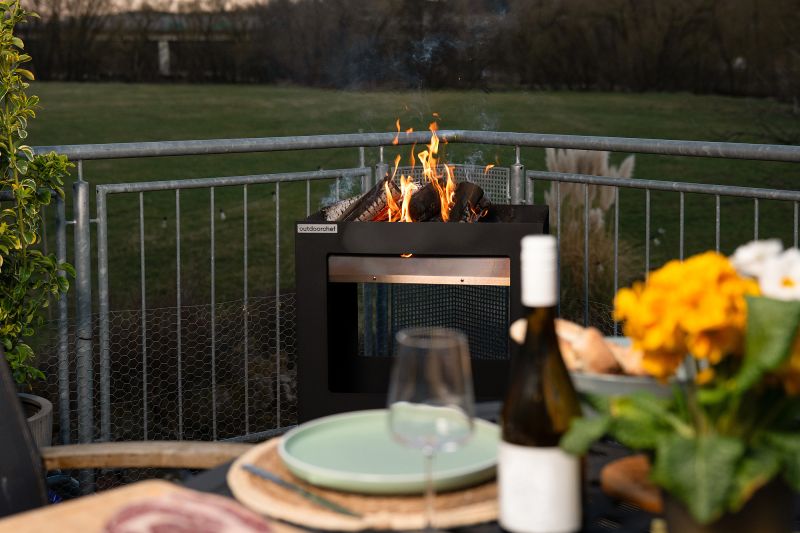 Firepit Feuerstelle | Holzkohlegrill – Bild 8