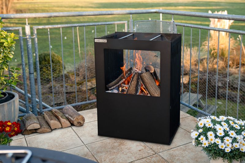 Firepit Feuerstelle | Holzkohlegrill – Bild 5
