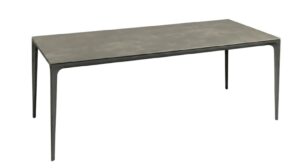 Sahara Tisch 200 x 90 x H74 cm anthrazit / grau
