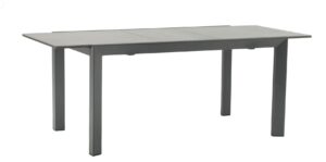 Ponte Tisch 210 - 160 x 90 x H74 cm anthrazit / grau