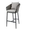 Nizza Barhocker anthrazit / taupe