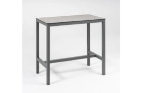 Happy Hour Bartisch 120 x 70 x H110 cm anthrazit / HPL steingrau