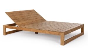 HONOLULU Doppelliege teak