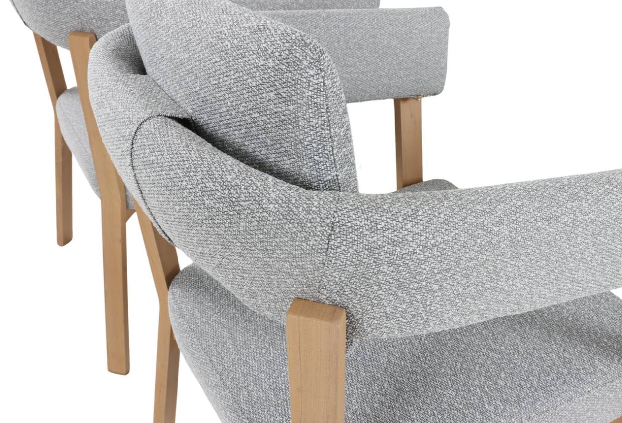 Merlot Lounge Holz-Optik / grau – Bild 14
