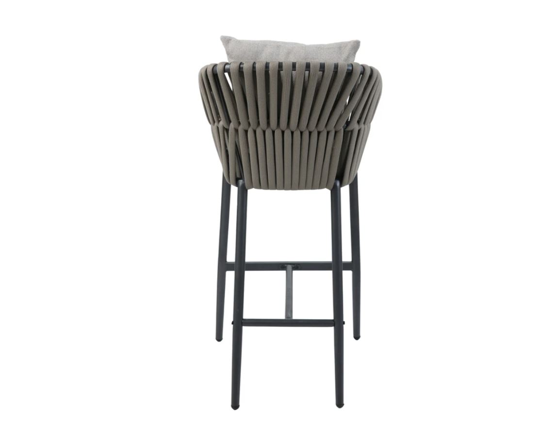 Nizza Barhocker anthrazit / taupe – Bild 3
